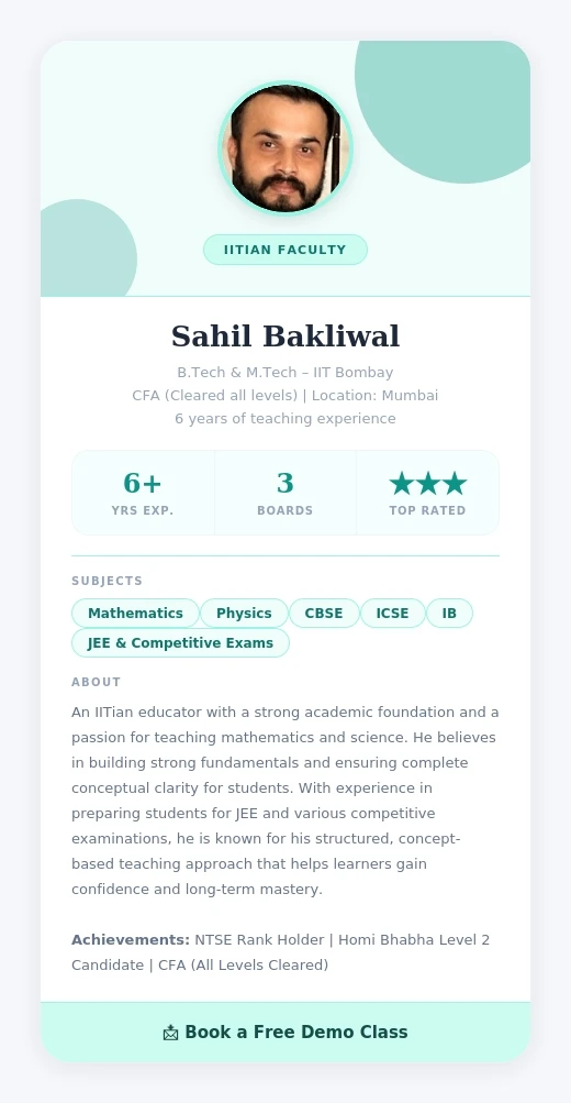 Teacher Profile
