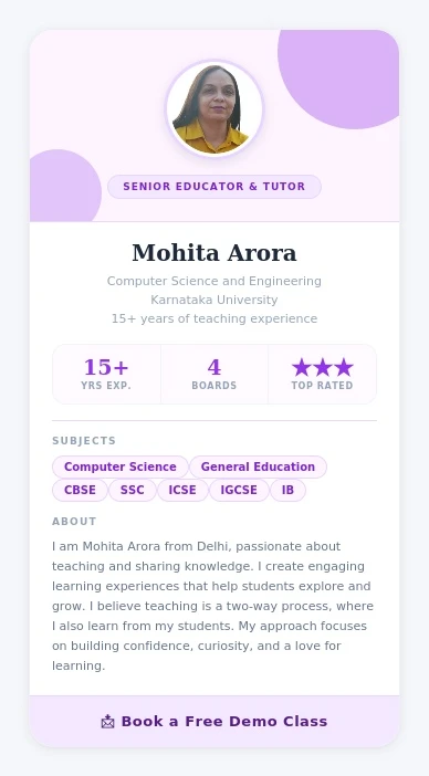 Teacher Profile