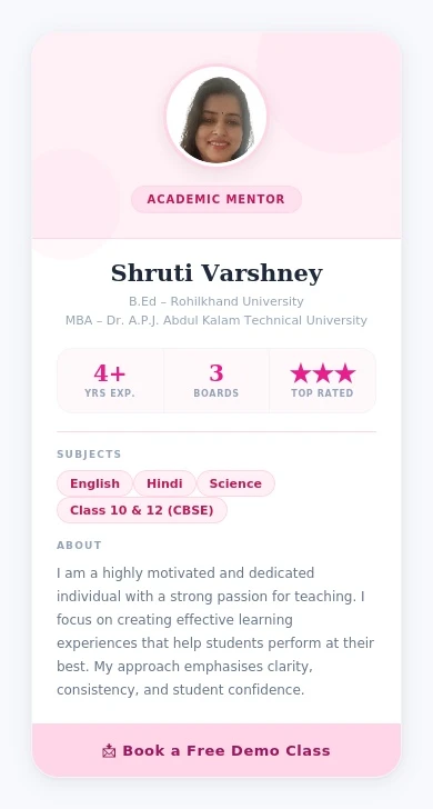 Teacher Profile