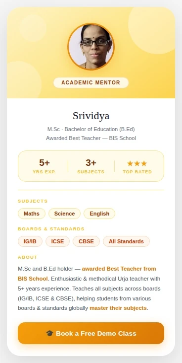 Teacher Profile